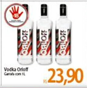 Atacadão Vodka Orloff 1L oferta