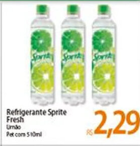 Atacadão Refrigerante Sprite Fresh 510ml oferta