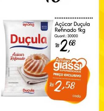 Giassi Supermercados Açúcar Duçula Refinado 1kg oferta
