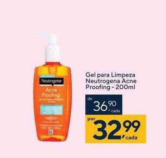 Drogaria Coop Gel para limpeza neutrogena acne proofing oferta