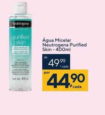 Drogaria Coop Água micelar neutrogena purified skin oferta