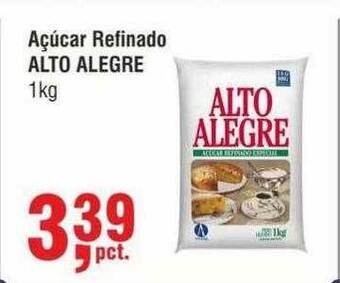 Açucar refinado alto alegre