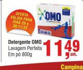 Higa Atacado Detergente omo lavagem perfeita em pó oferta