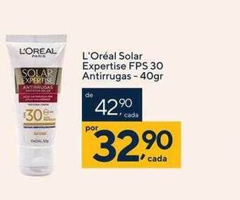 Drogaria Coop L'oréal solar expertise fps 30 antirrugas oferta