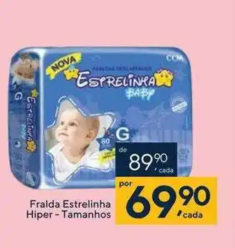 Drogaria Coop Fralda estrelinha hiper - tamanhos oferta