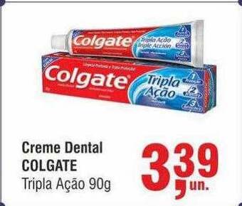 Higa Atacado Creme dental colgate tripla ação oferta