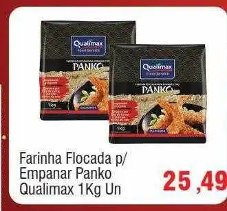Spani Atacadista Farinha flocada p empanar panko qualimax oferta