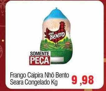 Spani Atacadista Frango caipira nhô bento seara congelado kg oferta
