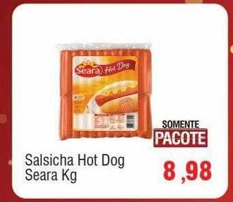Spani Atacadista Salsicha hot dog seara kg oferta