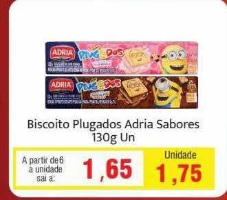 Spani Atacadista Biscoito plugados adria sabores oferta