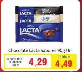 Spani Atacadista Chocolate lacta sabores oferta