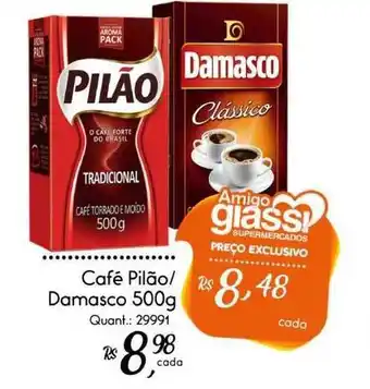 Giassi Supermercados Café Pilão Damasco 500g oferta