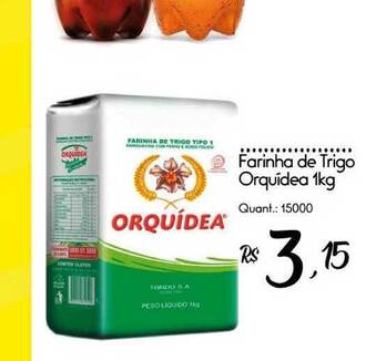 Giassi Supermercados Farinha De Trigo Orquídea 1kg oferta