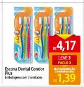 Atacadão Escova Dental Condor Plus oferta