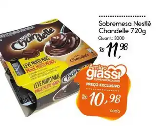 Giassi Supermercados Sobremesa Nestlé Chandelle 720g oferta