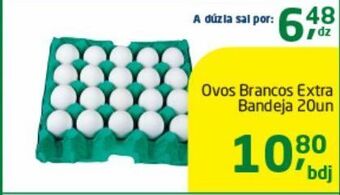 Tenda Atacado Ovos brancos extra bandeja 20un oferta