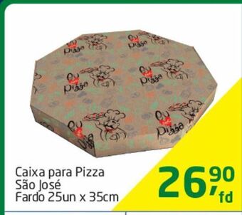 Caixa para pizza são josé fardo 25un x 35cm