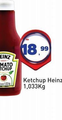 Tonin Superatacado Ketchup heinz 1,033kg oferta
