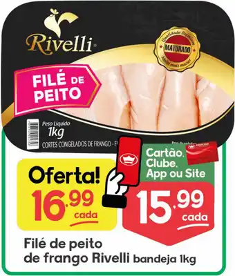 Supermercados Princesa Filé de frango rivelli oferta