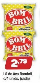 Costazul Supermercados La de aço bombril 4un oferta