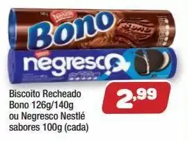 Costazul Supermercados Biscoitos bono 126g/140g oferta