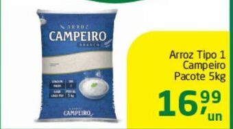 Tenda Atacado Arroz tipo 1 campeiro pacote 5kg oferta