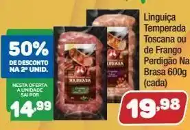 Costazul Supermercados Linguiça toscana perdigão 600g oferta