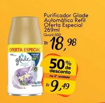 Purificador Glade Automático Refil Oferta Especial 50% De Desconto Na 2a Unidade 269ml