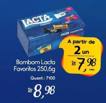 Giassi Supermercados Bombom Lacta Favoritos oferta