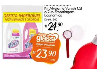 Giassi Supermercados Kit Alvejante Vanish 1.5L oferta