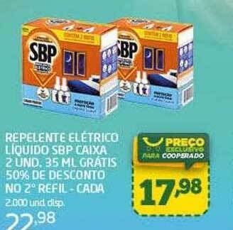 Repelente elétrico liquido sbp