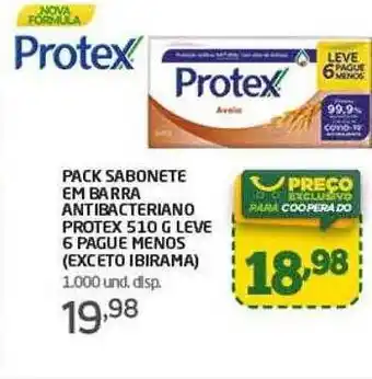 Cooper Pack sabonete em barra antibacteriano protex oferta