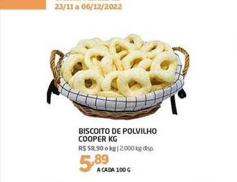 Cooper Biscoito de polvilho cooper kg oferta