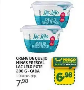 Cooper Creme de queijo minas frescal lac lélo oferta