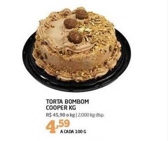 Cooper Torta bombom cooper kg oferta