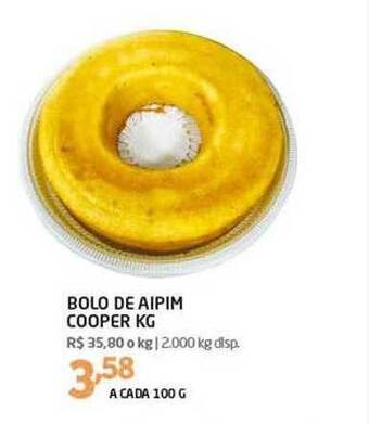 Cooper Bolo de aipim cooper kg oferta