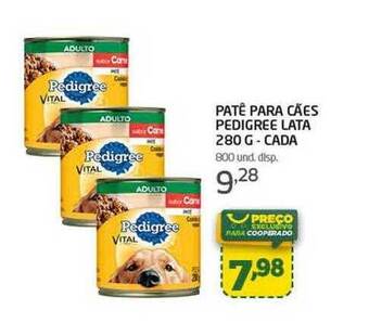 Cooper Patê para cães pedigree oferta