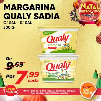 Dia Margarina Qualy Sadia c/ sal s/ sal 500g oferta