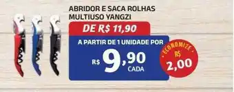 Abridore saca rolhas multiuso yangzi