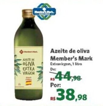 Sam's Club Azeite de Oliva Member's Mark 1L oferta