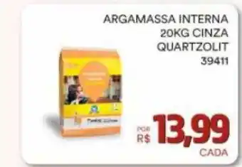 Argamassa interna cinza quartzolit