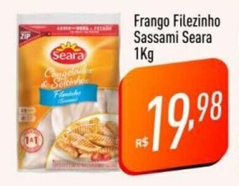 Supermercados Pague Menos Frango Filezinho Sassami Seara 1kg oferta