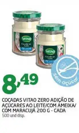 Cooper Cocadas Vitao Zero Adição De Açúcares Ao Leite Com Ameixa Com Maracujá 200g oferta