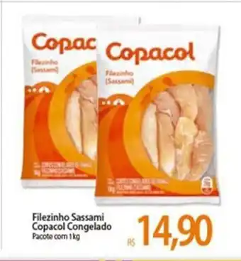Atacadão Filezinho Sassami Copacol Congelado 1kg oferta