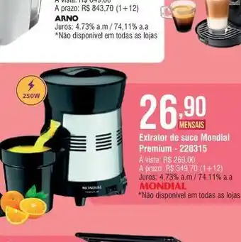 Berlanda Extrator de suco mondial oferta