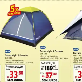 Deltasul Barraca iglu 3 pessoas oferta