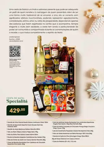 Cesta de natal specialitá