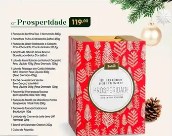 Zaffari Kit prosperidade oferta