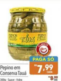 Pepino Em Conserva Tauá 300g