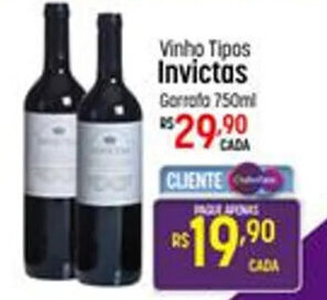 Muffato Vinho Tipos Invictas 750ml oferta